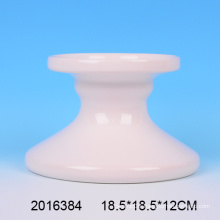 2016 new arrival white ceramic party cake stand wholesale